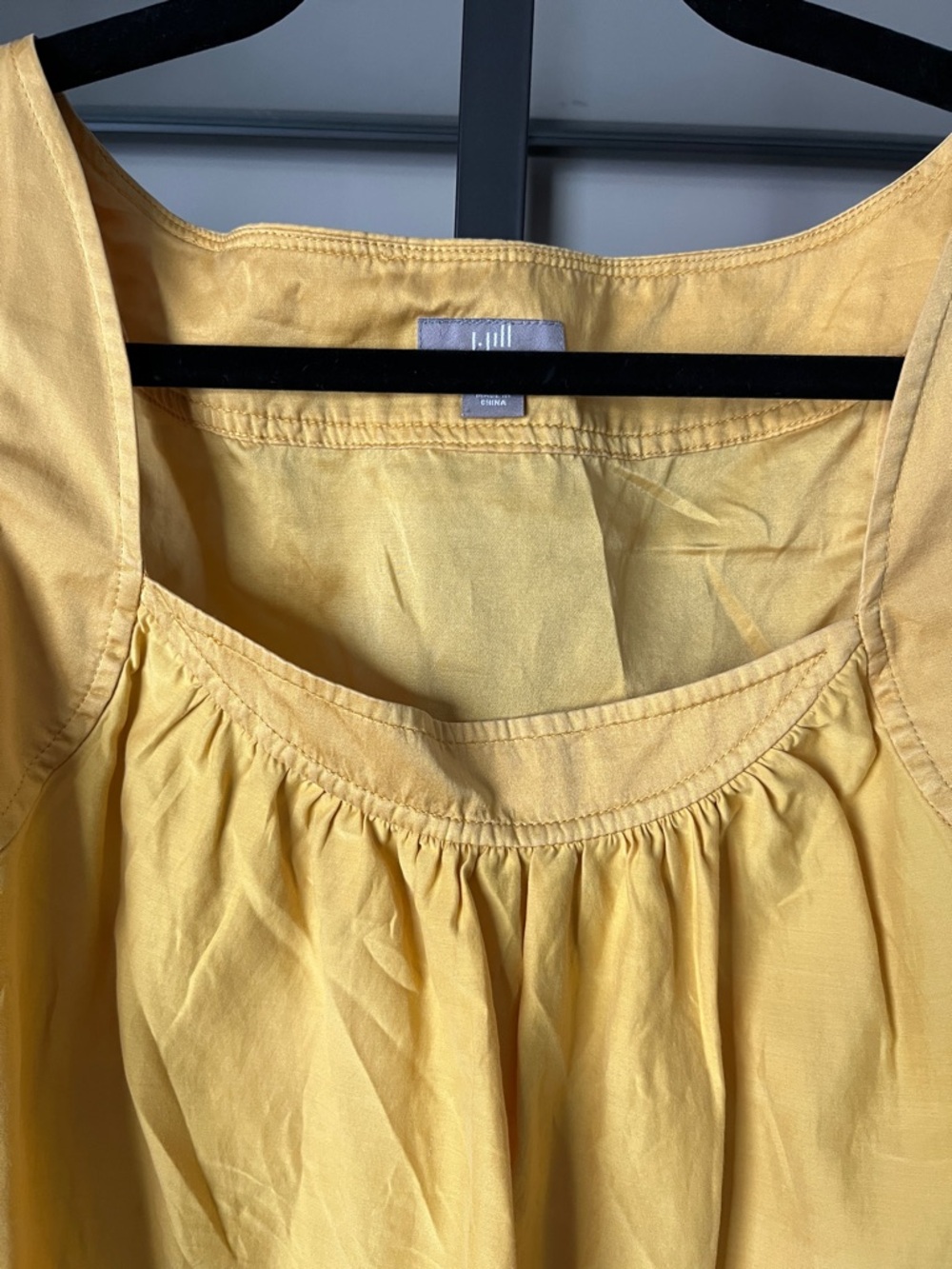 J. Jill Yellow Silk/Cotton Blend Tank - Picture 5 of 14